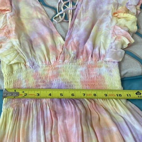 Tiare Hawaii Dahlia Maxi Tie Dye Dress size Small Medium - Picture 16 of 17